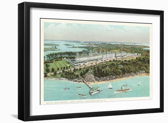 Hotel Wentworth, New Castle, Portsmouth, New Hampshire-null-Framed Art Print