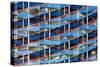 Hotel Windows-Kathy Mahan-Stretched Canvas