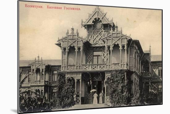 Hotel, Yessentuki, Russia, 1900s-null-Mounted Giclee Print