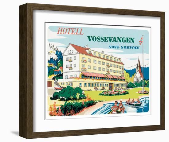 Hotell Vossevangen, Voss-Norway-null-Framed Art Print