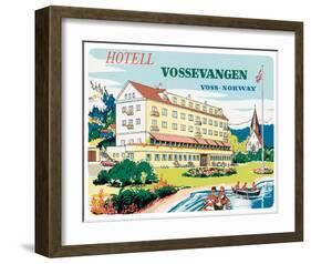 Hotell Vossevangen, Voss-Norway-null-Framed Art Print