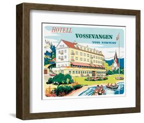 Hotell Vossevangen, Voss-Norway-null-Framed Art Print