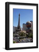 Hotels and Casino Buildings, the Strip, Las Vegas, Nevada-David Wall-Framed Photographic Print