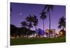 Hotels at Dusk, Ocean Drive, Miami South Beach, Art Deco District, Florida, Usa-Axel Schmies-Framed Photographic Print