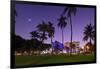 Hotels at Dusk, Ocean Drive, Miami South Beach, Art Deco District, Florida, Usa-Axel Schmies-Framed Photographic Print