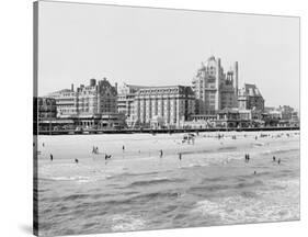 Hotels, Atlantic City, NJ-Vintage Photography-Stretched Canvas