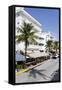 Hotels, Facade, Art Deco Hotel, Ocean Drive, Miami South Beach, Art Deco District, Florida, Usa-Axel Schmies-Framed Stretched Canvas