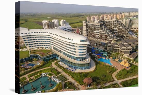 Hotels in Lara Beach, Aerial, Antalya, Turkey-Ali Kabas-Stretched Canvas