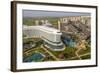 Hotels in Lara Beach, Aerial, Antalya, Turkey-Ali Kabas-Framed Photographic Print