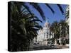 Hotels Lining Promenade Des Anglais, Nice, Alpes Maritimes, Provence, Cote D'Azur, French Riviera, -Peter Richardson-Stretched Canvas