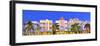 Hotels on Ocean Drive in the Art Deco District of South Miami Beach in Miami, Florida, USA-null-Framed Art Print