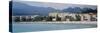 Hotels on the Beach, Menton, France-null-Stretched Canvas