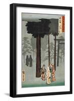 Hotohoto Festival at Great Shinto Temple-null-Framed Giclee Print