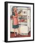 Hotpoint, Women in the Kitchen, Refrigerators, USA, 1940-null-Framed Giclee Print