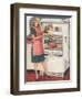 Hotpoint, Women in the Kitchen, Refrigerators, USA, 1940-null-Framed Giclee Print
