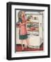 Hotpoint, Women in the Kitchen, Refrigerators, USA, 1940-null-Framed Giclee Print