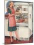 Hotpoint, Women in the Kitchen, Refrigerators, USA, 1940-null-Mounted Giclee Print