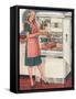 Hotpoint, Women in the Kitchen, Refrigerators, USA, 1940-null-Framed Stretched Canvas