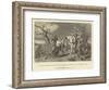 Hotspur's Interview with King Henry's Messenger after the Battle of Homildon Hill-Alfred W. Elmore-Framed Giclee Print