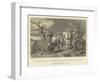 Hotspur's Interview with King Henry's Messenger after the Battle of Homildon Hill-Alfred W. Elmore-Framed Giclee Print