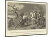 Hotspur's Interview with King Henry's Messenger after the Battle of Homildon Hill-Alfred W. Elmore-Mounted Giclee Print
