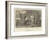 Hotspur's Interview with King Henry's Messenger after the Battle of Homildon Hill-Alfred W. Elmore-Framed Giclee Print