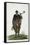 Hottentot Man, Africa-null-Framed Stretched Canvas