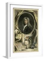 Houbraken Portrait II-J. Houbraken-Framed Art Print