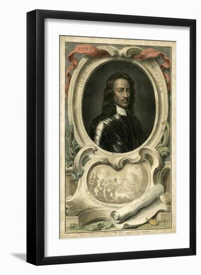 Houbraken Portrait III-J. Houbraken-Framed Art Print