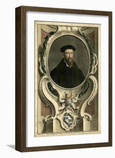 Houbraken Portrait VI-J. Houbraken-Framed Art Print
