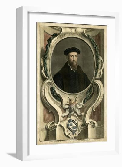 Houbraken Portrait VI-J. Houbraken-Framed Art Print