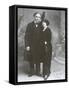 Houdini and Wife-null-Framed Stretched Canvas