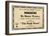 Houdini in the Master Mystery a Super-Serial in Fifteen Episodes-null-Framed Art Print