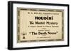 Houdini in the Master Mystery a Super-Serial in Fifteen Episodes-null-Framed Art Print