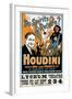 Houdini, Poster Art for Magic Show by Harry Houdini, 1909-null-Framed Photo