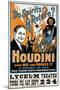 Houdini, Poster Art for Magic Show by Harry Houdini, 1909-null-Mounted Photo