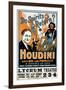 Houdini, Poster Art for Magic Show by Harry Houdini, 1909-null-Framed Photo