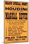 Houdini Poster, Magical Revue-null-Mounted Art Print