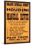 Houdini Poster, Magical Revue-null-Framed Art Print