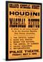 Houdini Poster, Magical Revue-null-Framed Art Print