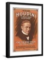 Houdini Poster-null-Framed Art Print