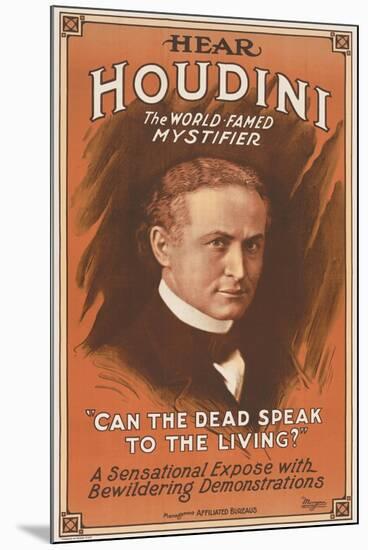 Houdini Poster-null-Mounted Art Print