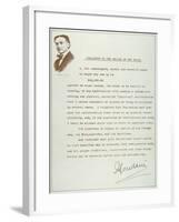 Houdini's Challenge to Any Medium in the World (Print)-null-Framed Giclee Print