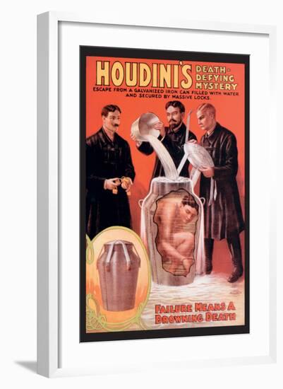 Houdini's Death-Defying Mystery-null-Framed Art Print