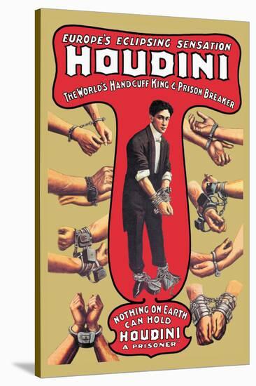 Houdini: The World's Handcuff King and Prison Breaker-null-Stretched Canvas