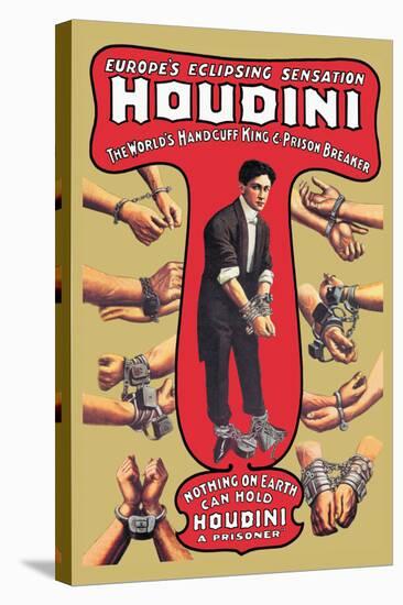 Houdini: The World's Handcuff King and Prison Breaker-null-Stretched Canvas