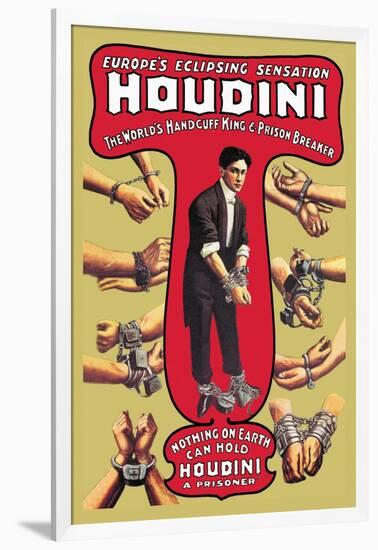 Houdini: The World's Handcuff King and Prison Breaker-null-Framed Art Print