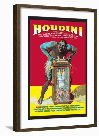 Houdini-null-Framed Art Print