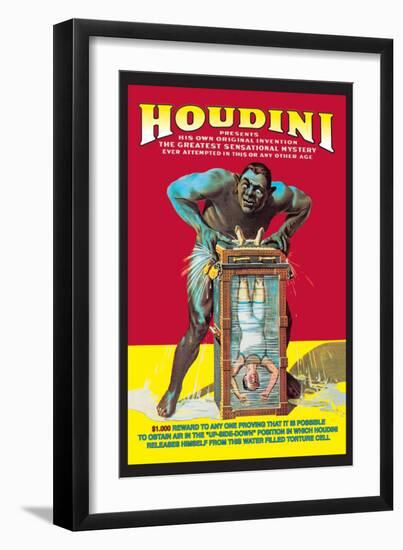 Houdini-null-Framed Art Print