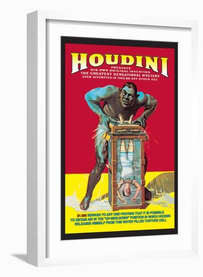 Houdini-null-Framed Art Print